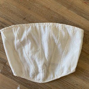 New Princess Polly Starlet Top White Size 2